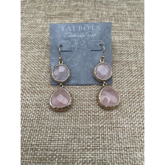 Elegant Pink Drop Earrings - Picture 3 of 6